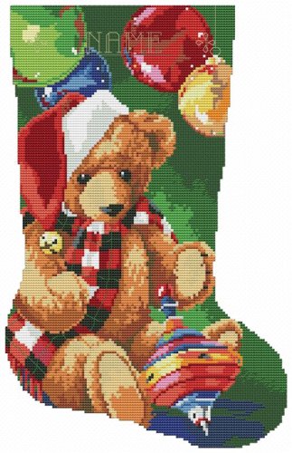 (image for) Santa Bear Stocking
